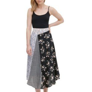 Calvin Klein Women's Asymmetrical Midi Skirt